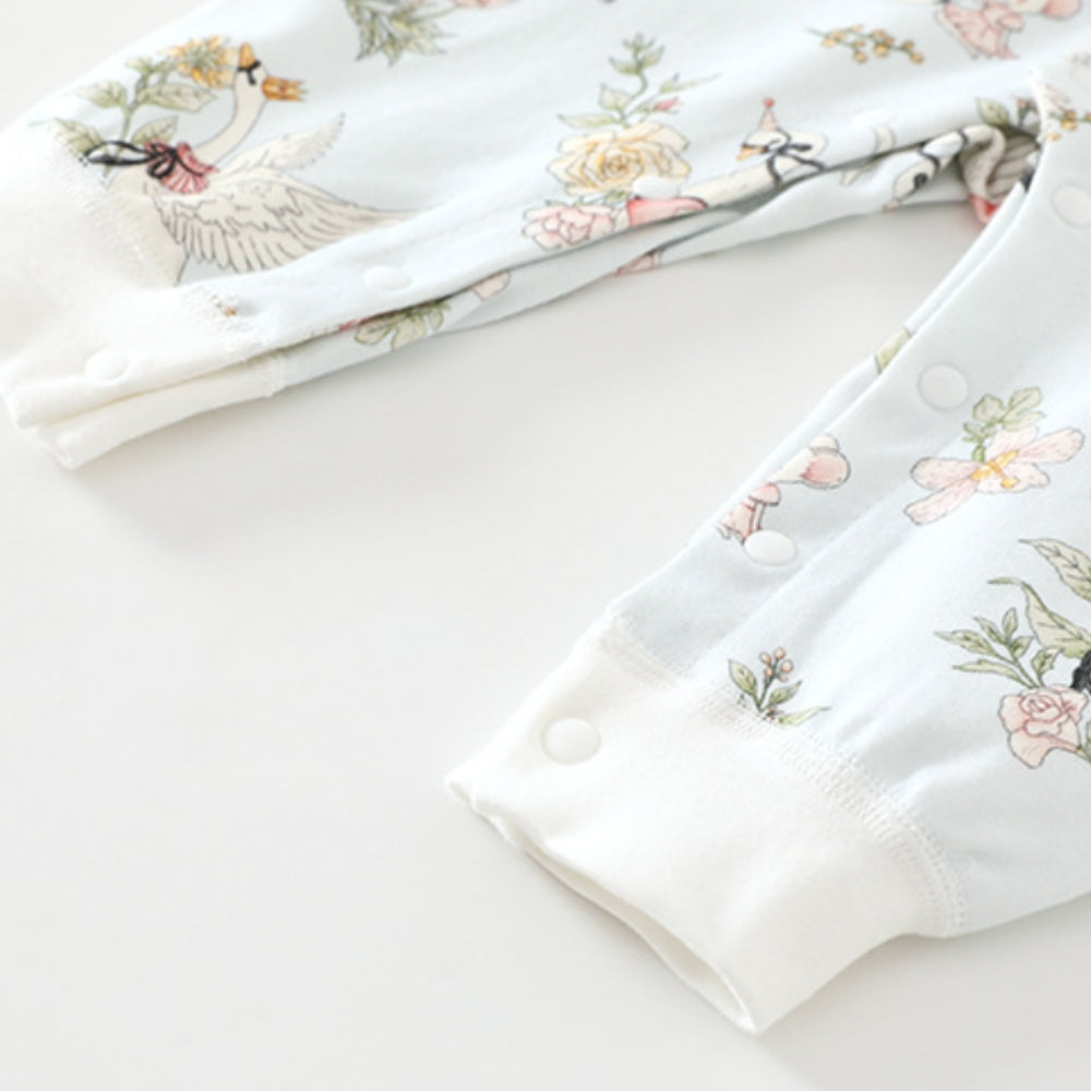 Embroidered Collar Floral Jumpsuit - Beekee