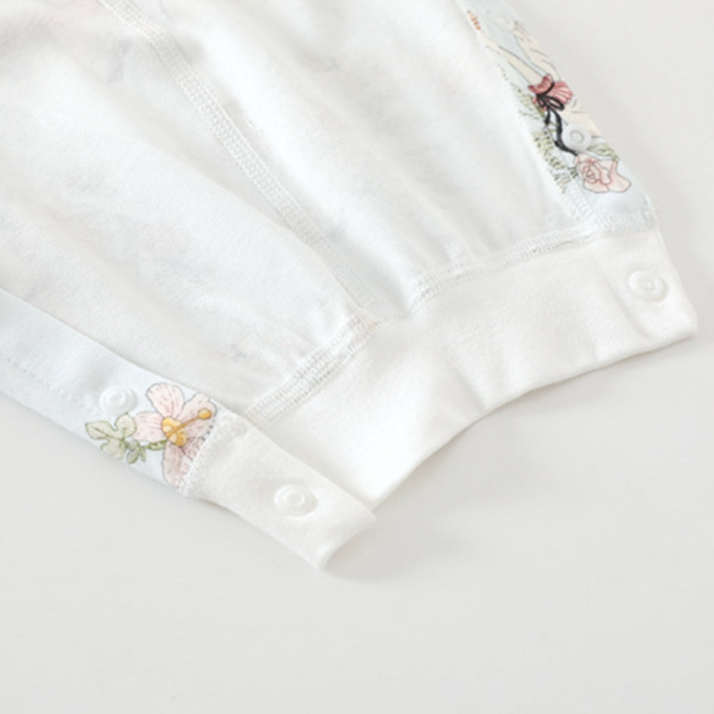 Embroidered Collar Floral Jumpsuit - Beekee