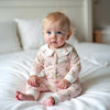 Embroidered Collar Floral Jumpsuit - Beekee