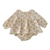 Floral Peter Pan Collar Dress Romper - Beekee