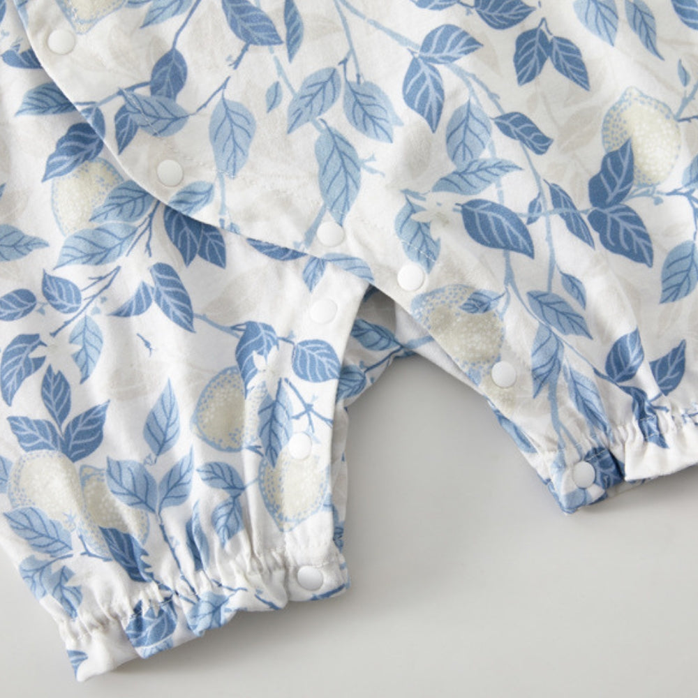Floral Ruffle Baby Romper - Beekee