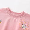 Flower Print Spring Pullover Girls Sweatshirt - Beekee