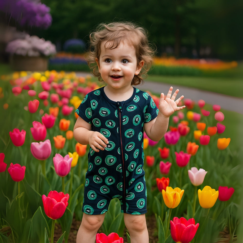 Fun Print Soft Cotton Baby Romper - Beekee