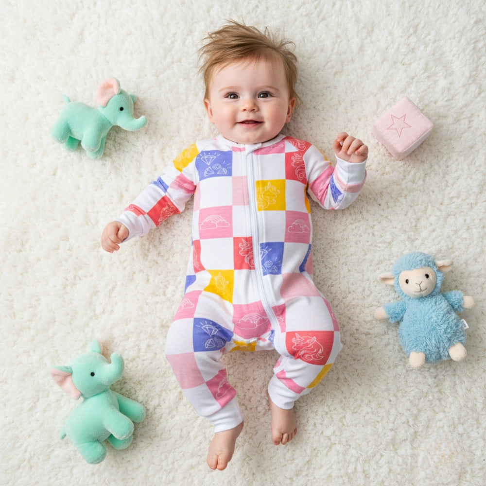 Fun Prints Baby Sleep Romper - Beekee