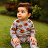 Halloween Pumpkin Cozy Fall Sweatshirt and Jogger Set - Beekee