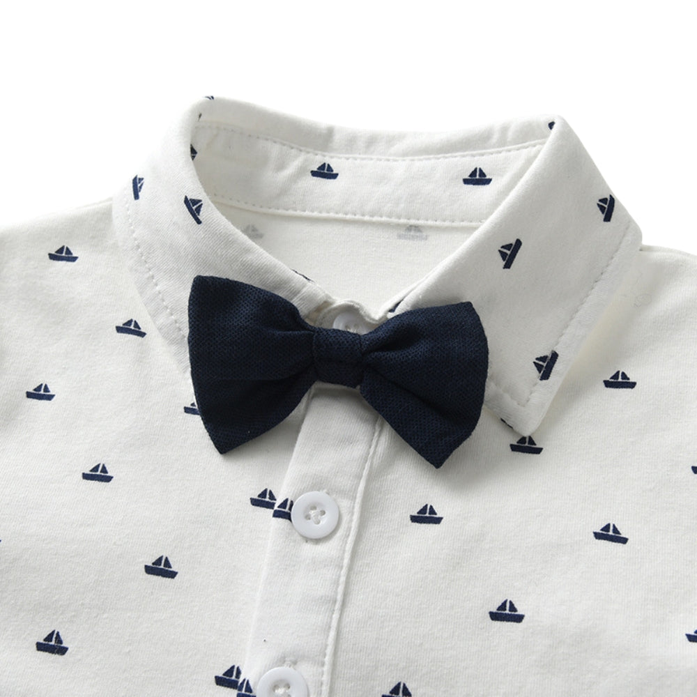 Handsome Baby Boy Bow Tie & Suspenders Set - Beekee