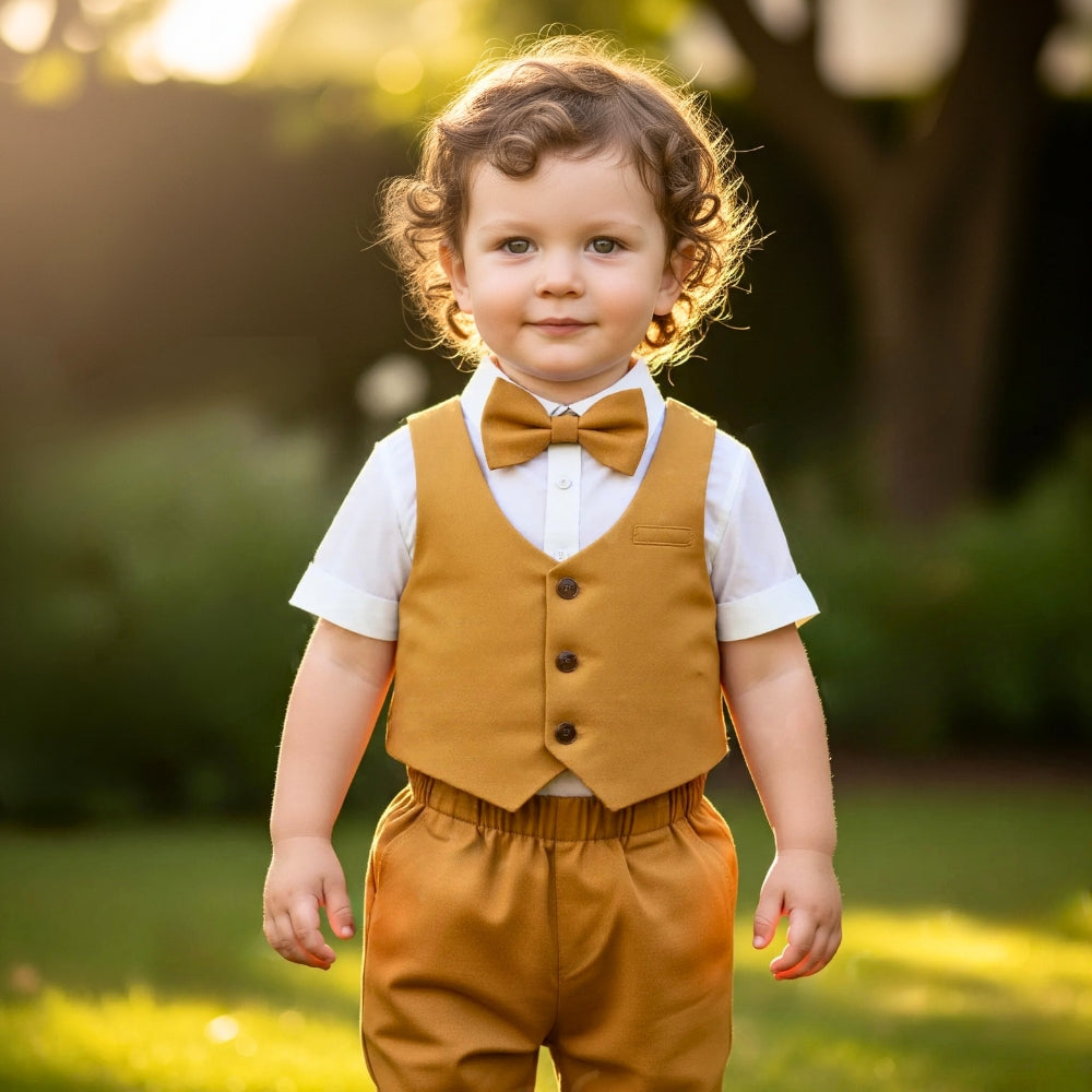 Handsome Gentleman Golden Formal Set - Beekee