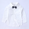 Handsome Pinstripe Vest and Bow Tie Boys Formal Set - Beekee
