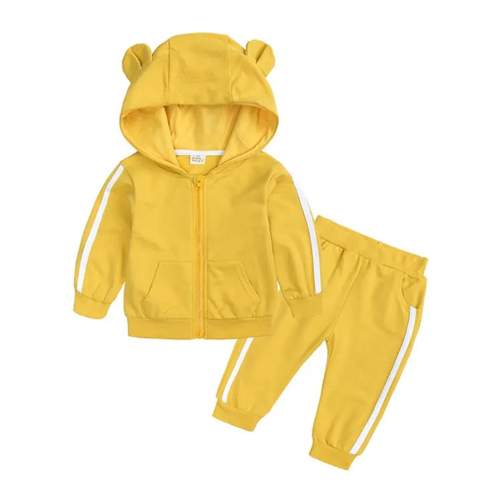 Hooded Sweatshirt and Pants Matching Set - Beekee