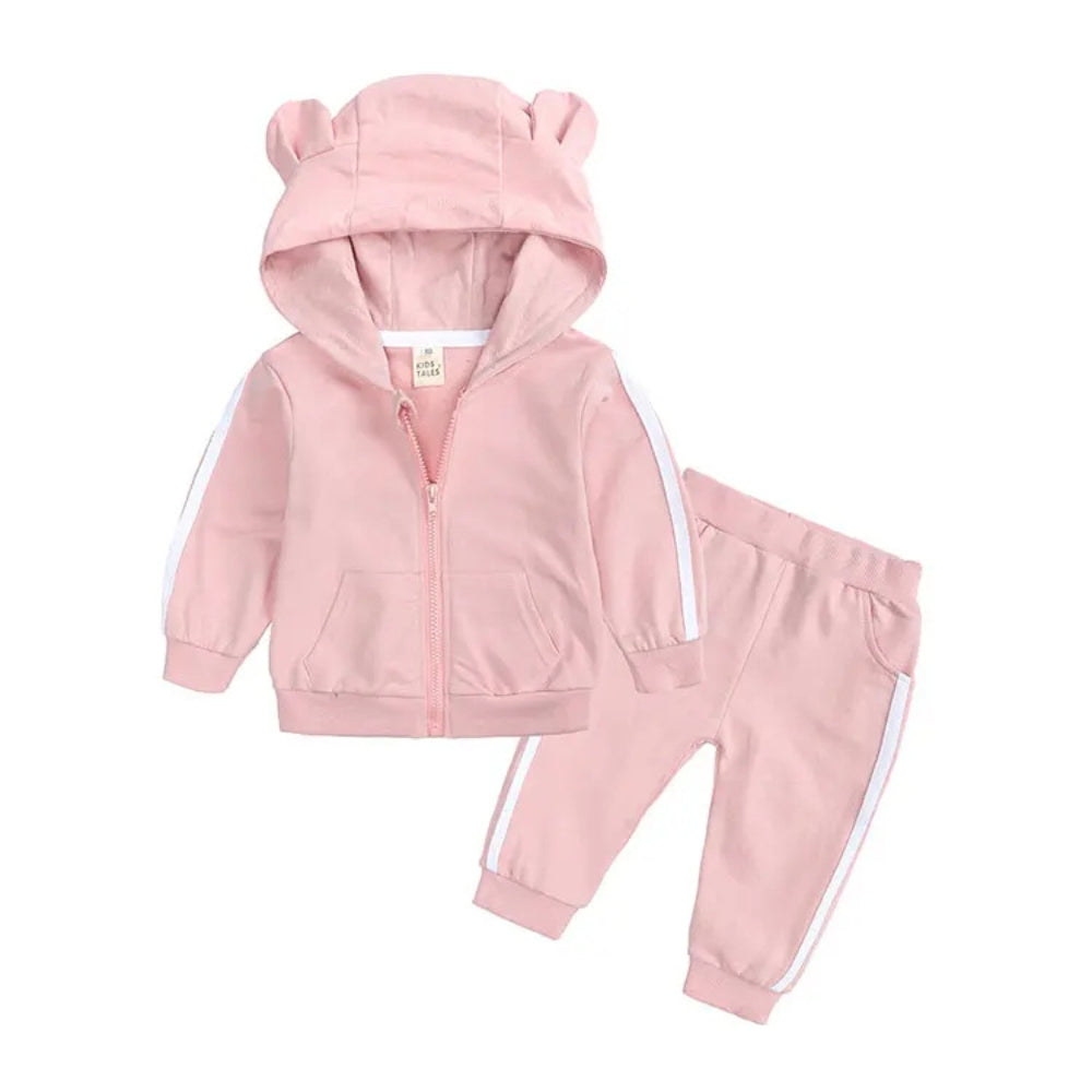 Hooded Sweatshirt and Pants Matching Set - Beekee