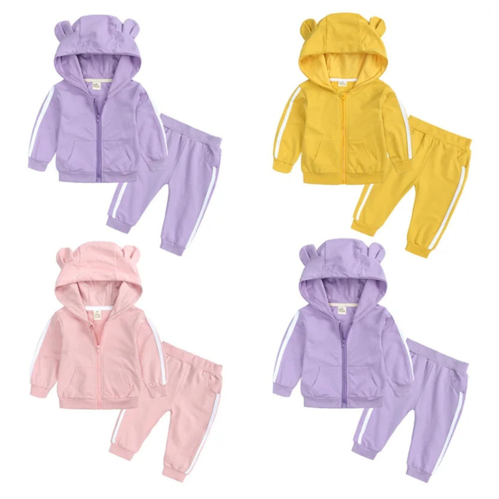 Hooded Sweatshirt and Pants Matching Set - Beekee