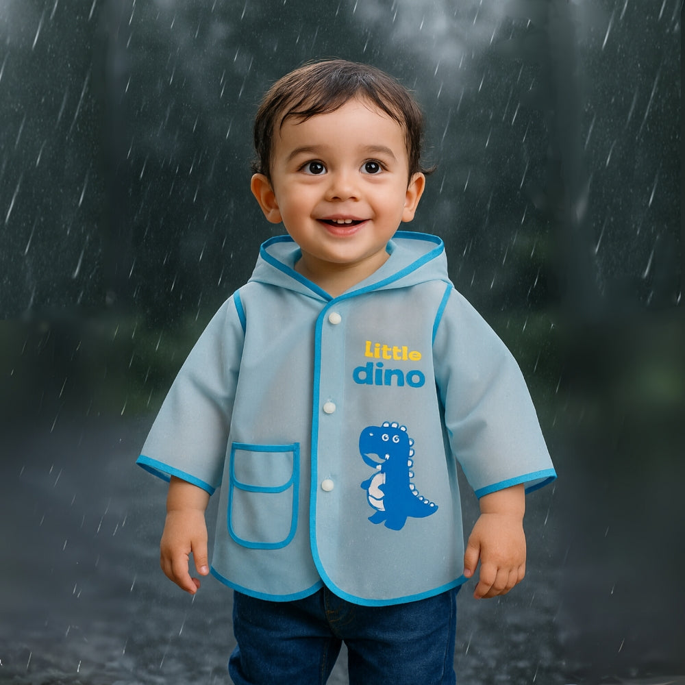 Kids Transparent Cartoon Raincoat - Beekee