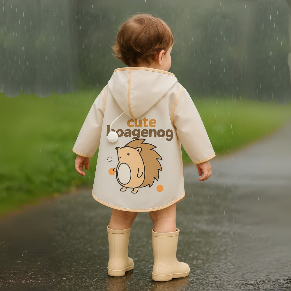 Kids Transparent Cartoon Raincoat - Beekee