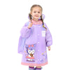 Kids Cartoon Print Hooded Raincoat - Beekee