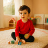 Kids Cotton Long Sleeve Crewneck Shirt - Beekee