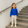 Kids Cotton Long Sleeve Crewneck Shirt - Beekee