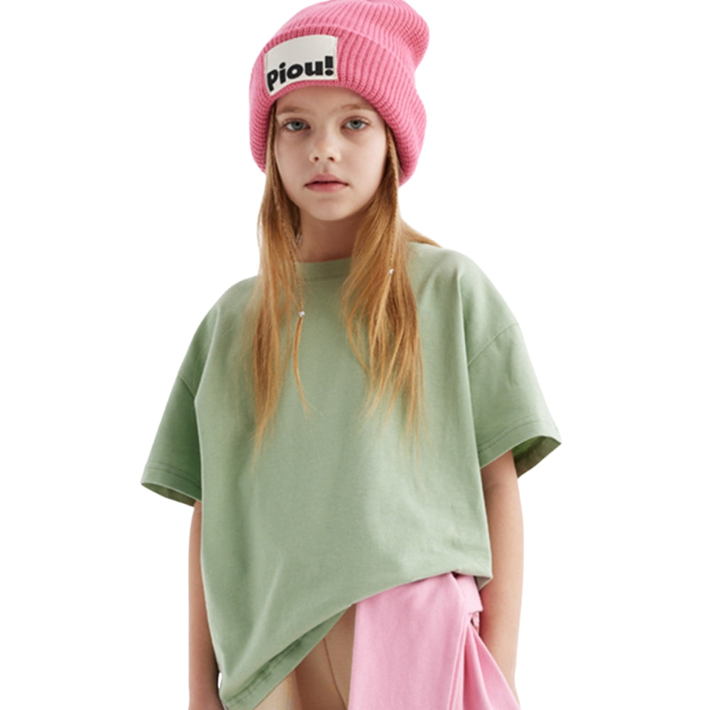 Kids' Solid Color Cotton T-Shirt - Beekee