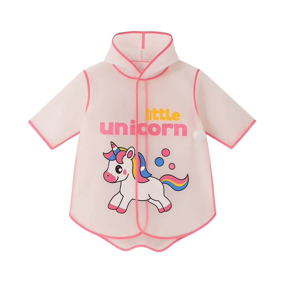 Kids Transparent Cartoon Raincoat - Beekee