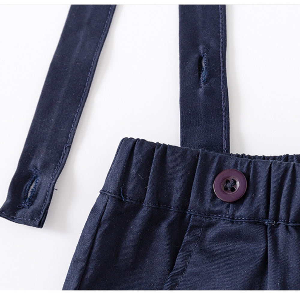 Little Gentleman Suspender Outfit Set - Beekee