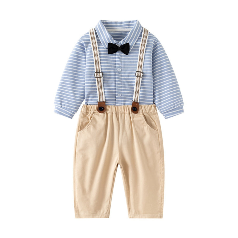 Little Gentleman Suspender Outfit Set - Beekee