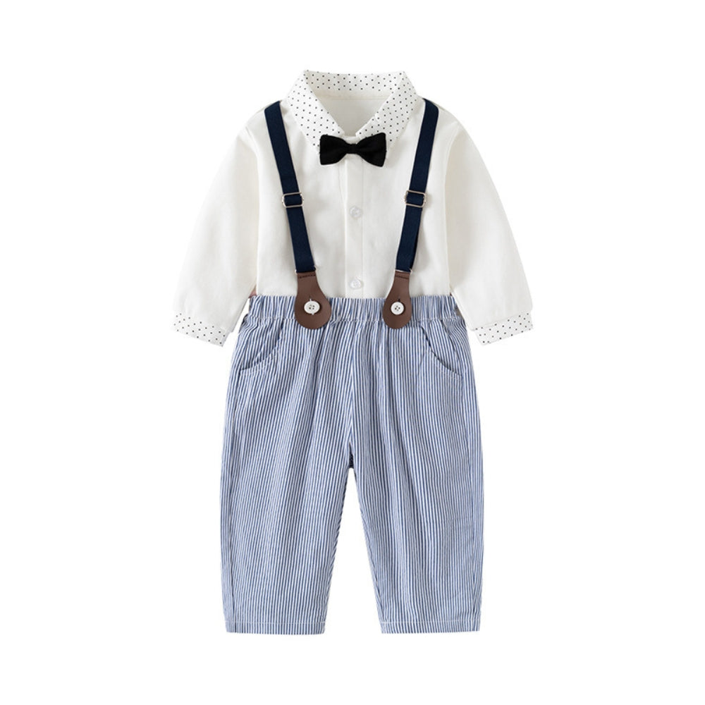 Little Gentleman Suspender Outfit Set - Beekee