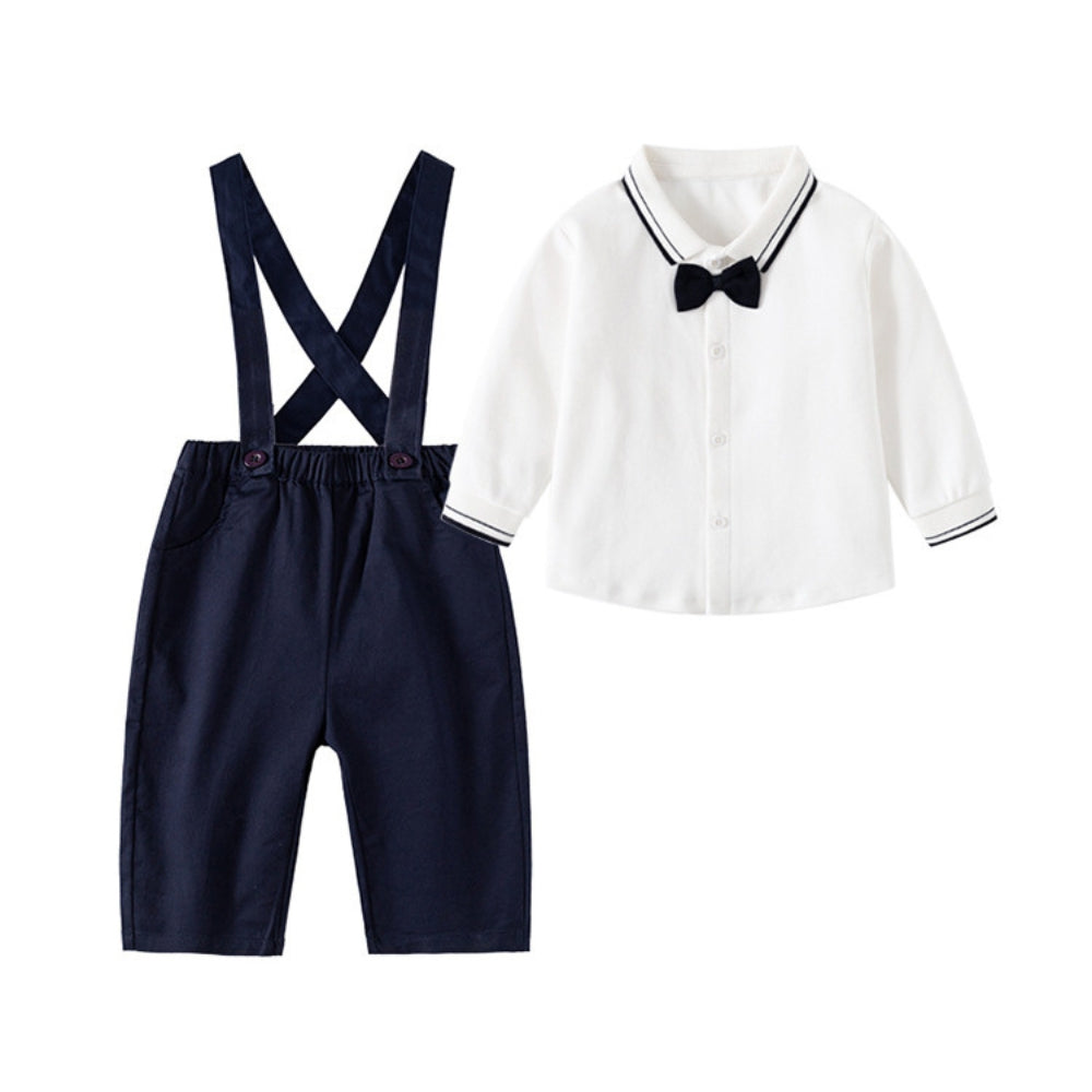 Little Gentleman Suspender Outfit Set - Beekee