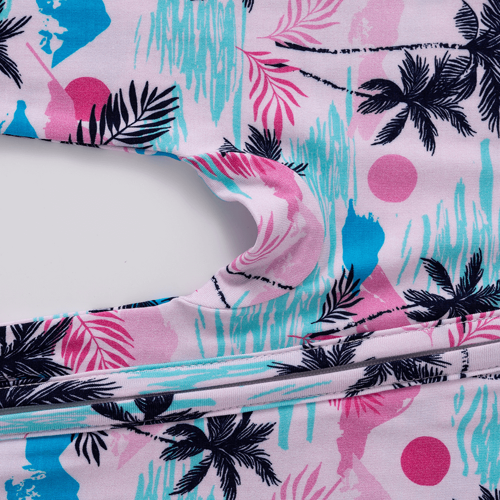 Lovely Tropical Sunset Print Baby Romper - Beekee