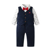 Navy Gentleman Vest & Pants Set - Beekee