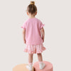 Pink Bunny Ruffle T-Shirt and Shorts Play Set - Beekee