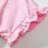 Pink Bunny Ruffle T-Shirt and Shorts Play Set - Beekee
