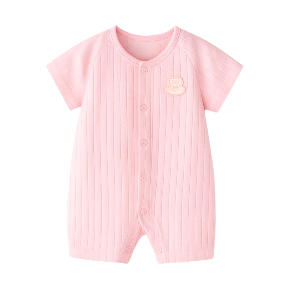 Playful Print Cotton Romper - Beekee