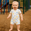 Playful Print Cotton Romper - Beekee