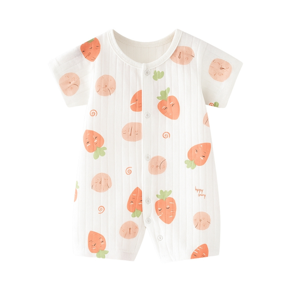 Playful Print Cotton Romper - Beekee