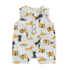 Playful Print Baby Romper With Pockets - Beekee