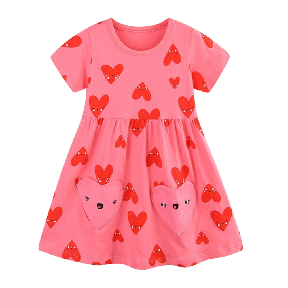Precious Heart Dress with Pockets - Beekee