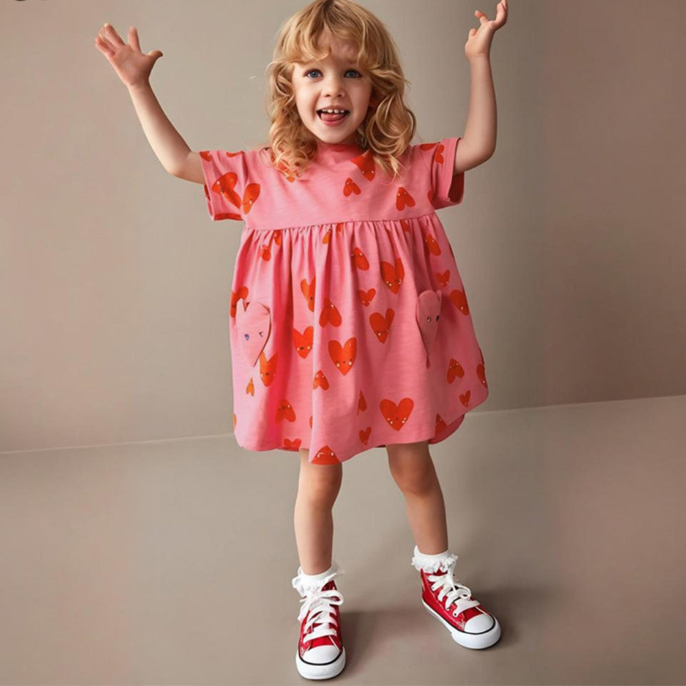 Precious Heart Dress with Pockets - Beekee