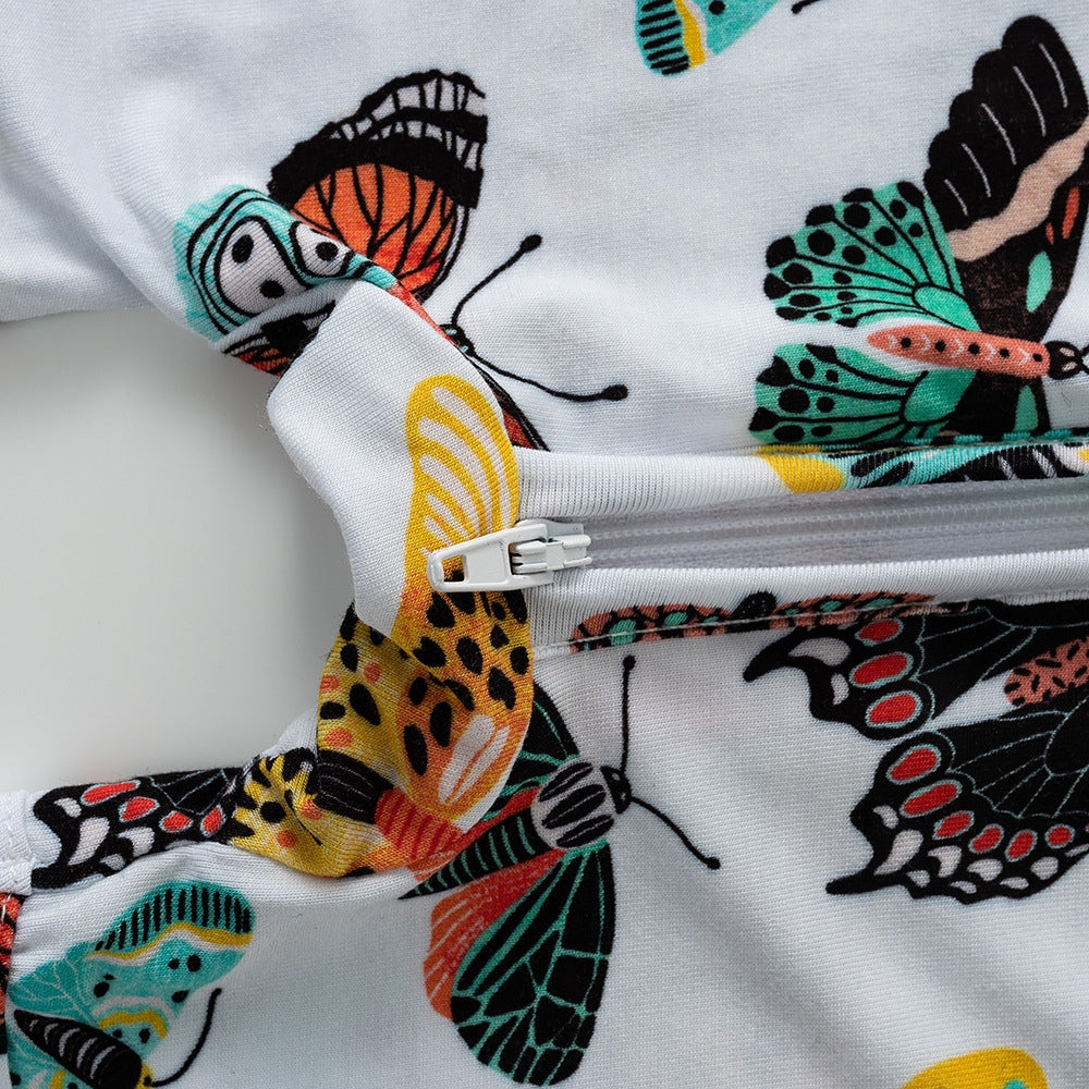 Pretty Butterfly Baby Summer Romper - Beekee