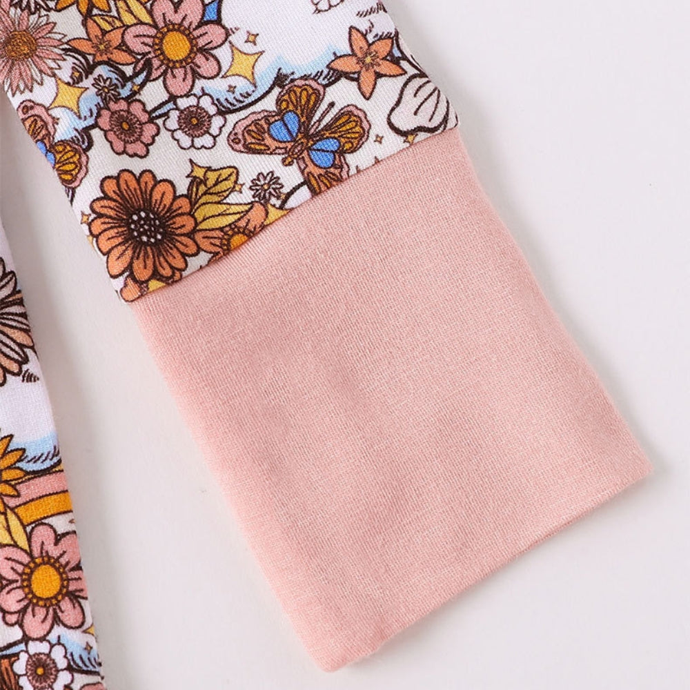 Pretty Floral Baby Sleep Romper - Beekee