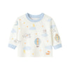 Printed Long Sleeve Kids Snap-Shoulder Shirt - Beekee