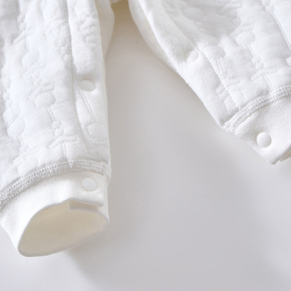 Quilted Snap-Button Bear Jumpsuit - Beekee
