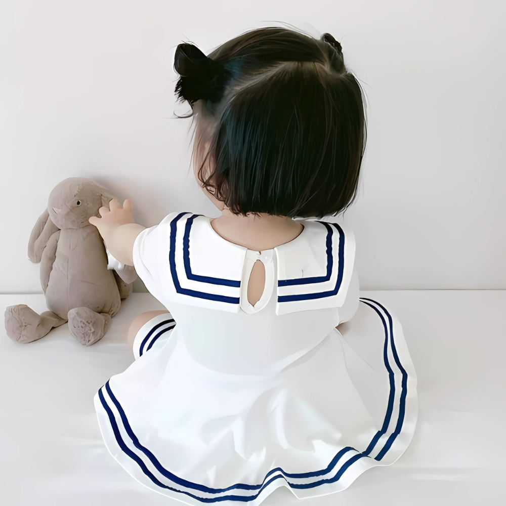 Sailor Collar Girl Dress - Beekee