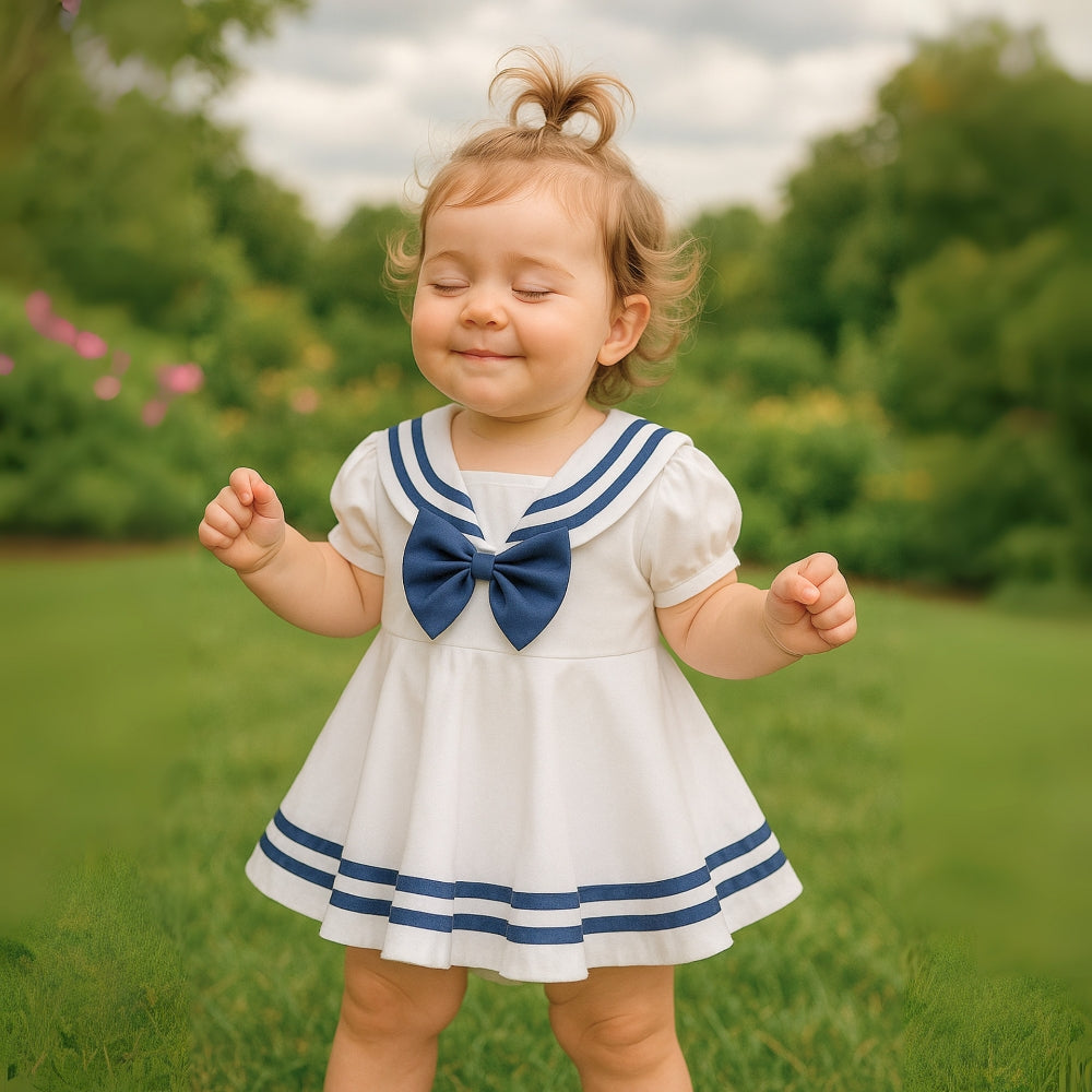 Sailor Collar Girl Dress - Beekee