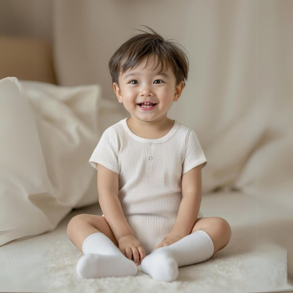 Soft Cotton Baby Bodysuit - Beekee