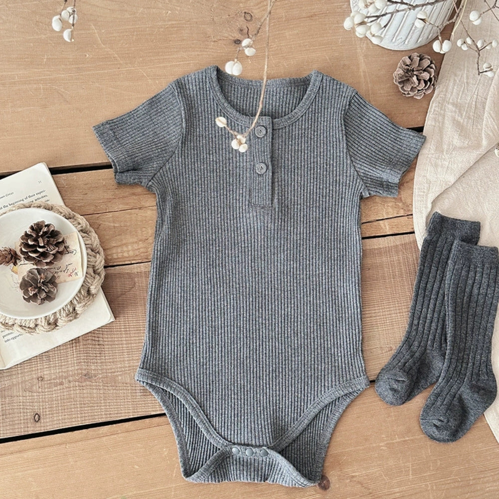 Soft Cotton Baby Bodysuit - Beekee