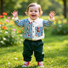 Striped Bear Shirt and Pants Set - Beekee