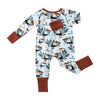 Sweet Animal & Floral Print Baby Romper - Beekee