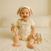 Sweet Cherry Ruffled Romper and Bonnet Set - Beekee