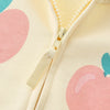 Sweet Peach Pattern Hooded Jacket - Beekee