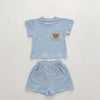 Teddy Bear Pocket T-Shirt and Shorts Set - Beekee