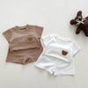 Teddy Bear Pocket T-Shirt and Shorts Set - Beekee